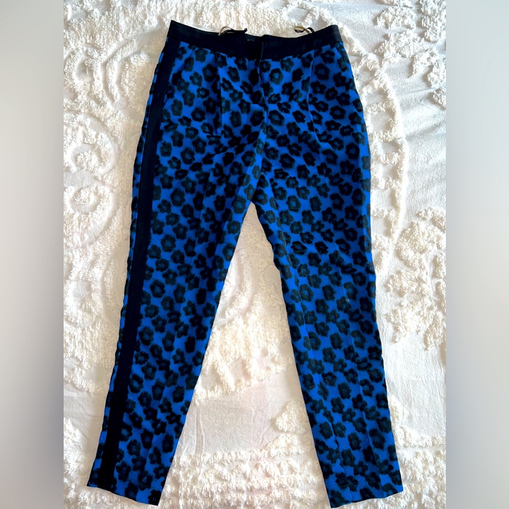 Lakbi Blue Leopard Pants